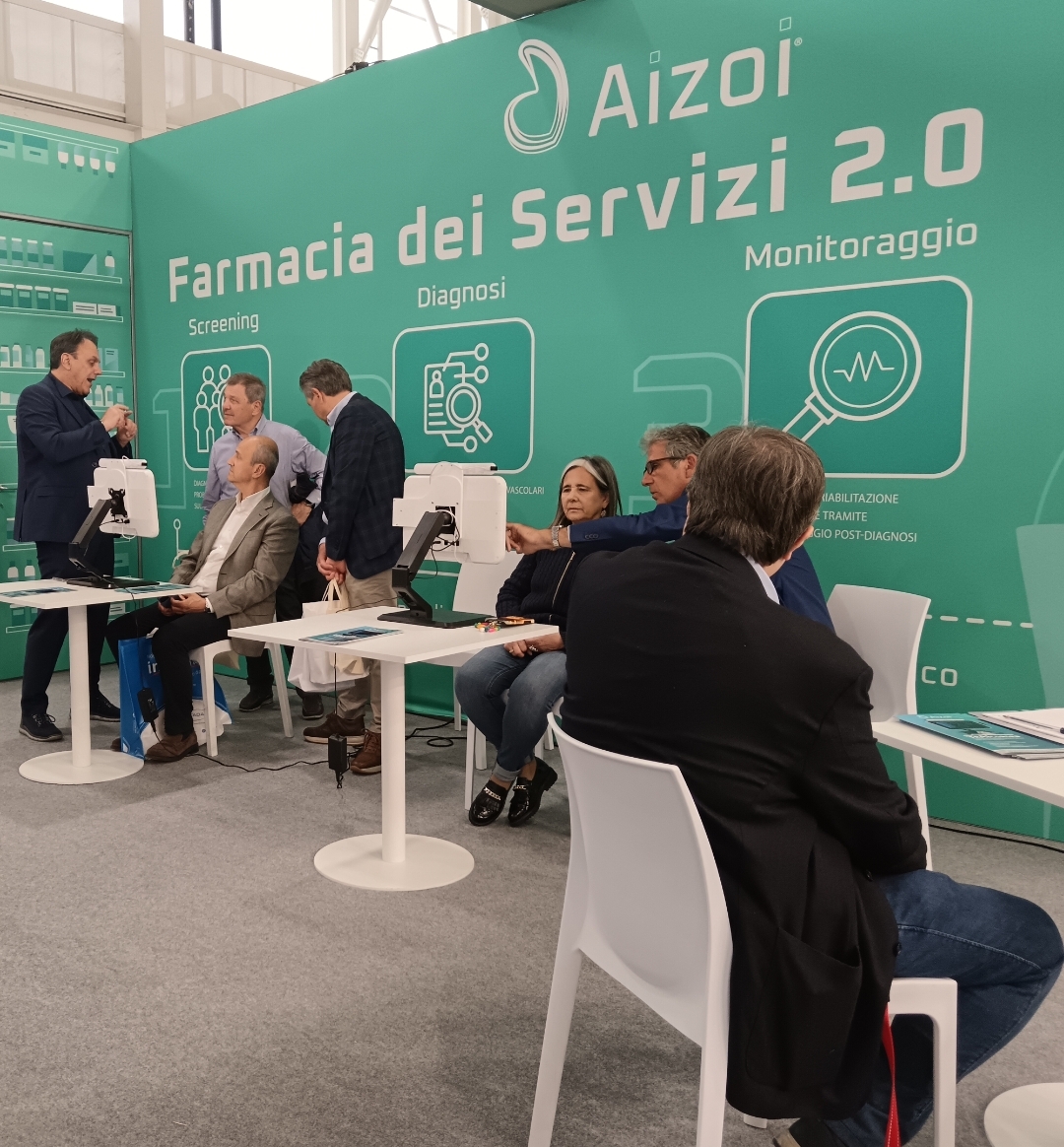 Cosmofarma 2026: AIZOI conquista la Farmacia dei Servizi con TrAIcorder